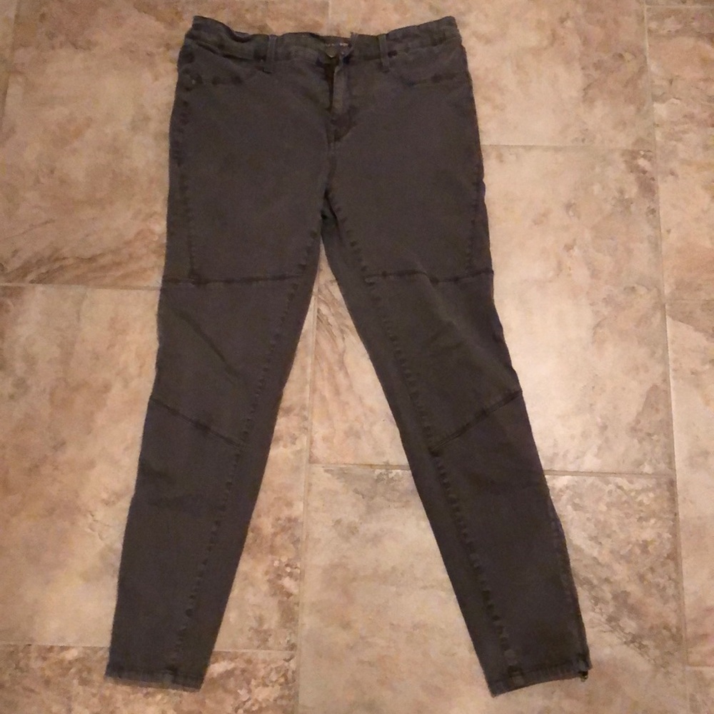 mossimo mid rise jegging army green